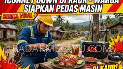 Iconnet Down di Kaur, Warga Siapkan ‘Pedas Masin’, Terpenting Jaringan Normal