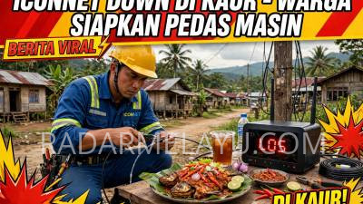 Iconnet Down di Kaur, Warga Siapkan ‘Pedas Masin’, Terpenting Jaringan Normal